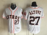 2016 Houston Astros Jose Altuve 27# white Flexbase Authentic Collection Jersey