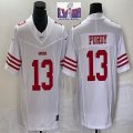 Nike San Francisco 49ers #13 Brock Purdy white Nike Vapor F.U.S.E. Limited Jersey 03