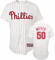 Philadephia Phillis 50 Moyer Pinstripe MLB jersey