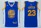 Golden State Warriors #23 Draymond Green blue NBA Revolution 30 Jerseys