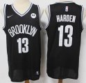 Nike Brooklyn Nets #13 James Harden black NBA basketball Jerseys -S8