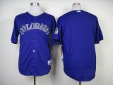 Colorado Rockies blank purple mlb Jersey