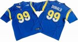 Los Angeles Rams 99# Aaron Donald blue Nike Vapor F.U.S.E. Limited Jersey