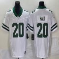 Nike New York Jets #20 Hall White throwback Color Rush Limited Jersey-BD