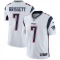 Patriots #7 Brissett Nike white Color Rush Limited Jersey