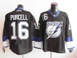 Tampa Bay Lightning #16 Purcell Black NHL Jerseys