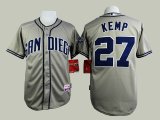 San Diego Padres #27 Matt Kemp gray mlb baseball jerseys