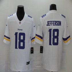 Nike Dallas Vikings #18 Justin Jefferson white Color Rush Limited Jersey