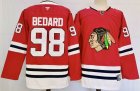 Chicago Blackhawks #98 Connor Bedard Fanatics Red Hockey Jersey-PD