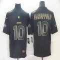 Nike 49ers #10 Jimmy Garoppolo black gold Color Rush Limited Jersey