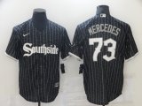 Nike Chicago White Sox #73 Mercedes black majestic baseball jerseys city version-BD