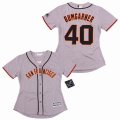 Women San Francisco Giants #48 Madison Bumgarner gray baseball jersey