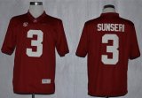 Alabama Crimson Tide Vinnie Sunseri 3 College Football Limited Jerseys - Crimson