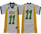 North Dakota State Bison #11 Wentz white college football jerseys