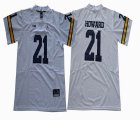 2018 Michigan Wolverines #21 Desmond Howard white college football jersey