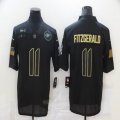 Nike Cardinals #11 Larry Fitzgerald black Salute To Service Limited Jersey-BD