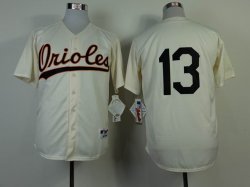 Baltimore Orioles #13 Manny Machado beige MLB Jerseys