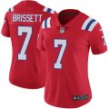 Women Patriots #7 Brissett Nike red Color Rush Limited Jersey