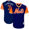 New York Mets #7 La Melaza blue classic baseball Jerseys