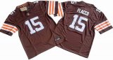 Cleveland Browns 15# Joe Flacco brown Nike Vapor F.U.S.E. Limited Jersey