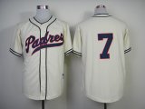 San Diego Padres 7 Authentic Chase Headley 1948 Turn Back The Clock Jersey