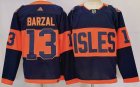 Adidas New York Islanders #13 Mathew Barzal blue hockey jersey-PD