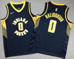 Youth Nike Indiana Pacers #0 Tyrese Haliburton blue NBA Jersey-XD