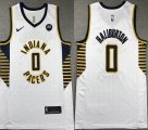 Indiana Pacers #0 Tyrese Haliburton white NBA Jersey-TY