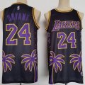 Nike Los Angeless Lakers #24 Kobe Bryant black basketball Jerseys-CY