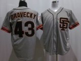 San Francisco Giants 43 DRAVECKY grey MLB Jerseys