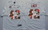 Alabama Crimson Tide #42 Eddie Lacy White college football jersey