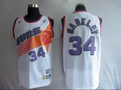 Phoenlx Suns 34# BARKLEY white NBA Jerseys