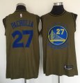 Golden State Warriors #27 Zaza Pachulia nike green nba jersey