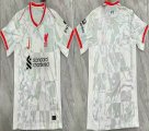 2024-2025 Liverpool club thailand version gray white soccer jerseys away