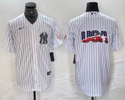 Nike New York Yankees blank white MLB baseball Jersey Joint name -BD 03