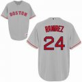 Boston Red Sox 24 Manny Ramirez gray mlb jersey