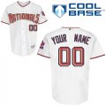 Washington Nationals Home Custom White MLB Jersey