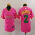 Youth Nike San Diego Padres #2 Xander Bogaerts pink MLB Baseball jerseys