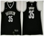 Brooklyn Nets #35 Kevin Durant black nike NBA basketball Jersey