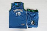 Minnesota Timberwolves CASSELL 9# blue nba suits