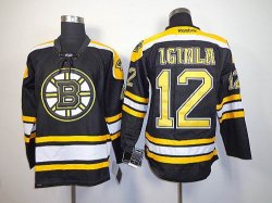 Reebok Boston Bruins IGINLA 12# Black nhl jersey