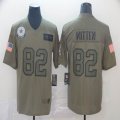 Dallas Cowboys #82 Jason Witten Nike Olive 2019 Salute to Service Game Jersey