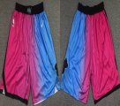 Miami Heat pink skyblue nba shorts -XD