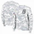 Kansas City Chiefs Nike Arctic Camo 2024 Salute To Service Performance Long Sleeves T-Shirt