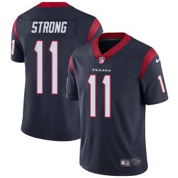 Houston Texans #11 Jaelen Strong dark blue Color Rush Limited Jersey