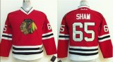 Youth Reebok Chicago Blackhawks SHAW 65# Red NHL Jerseys