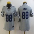 Women Nike Cowboys #88 CeeDee Lamb gray Color Rush Limited Jersey