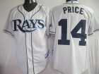 Tampa Bay Rays 14 Price Grey MLB Jerseys