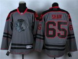 Reebok Chicago Blackhawks Andrew Shaw 65 gray Ice hockey jerseys