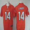 Men Miami Dolphins Jarvis Landry 14# Nike orange Color Rush Limited Jersey